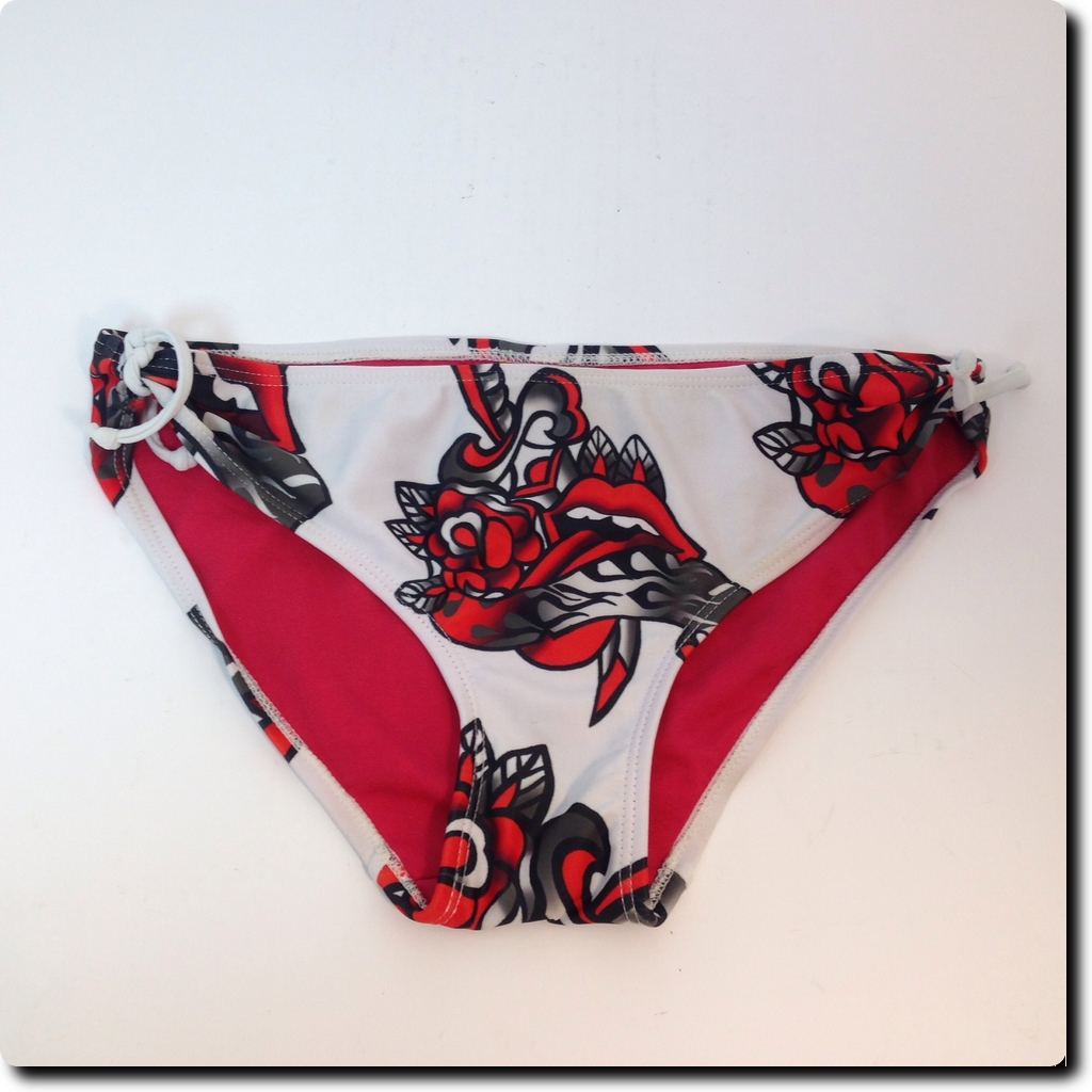 Winki Lips and Roses Bikini Bottom Swimwear – herachic